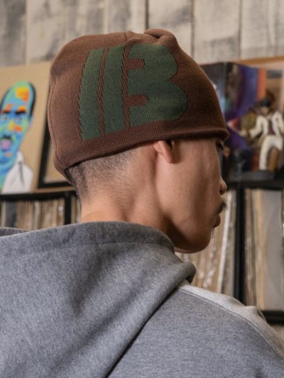 画像4: INTERBREED ROAD LOGO BEANIE BROWN