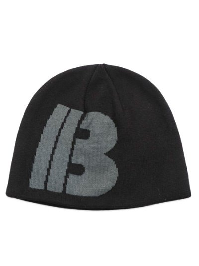 画像1: INTERBREED ROAD LOGO BEANIE BLACK