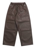 【送料無料】FUBU FAUX LEATHER EASY PANTS