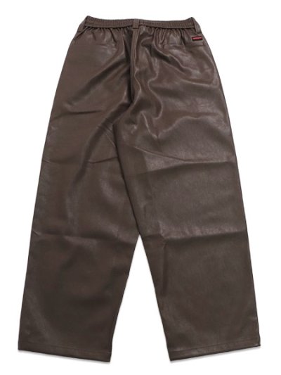 画像2: 【送料無料】FUBU FAUX LEATHER EASY PANTS