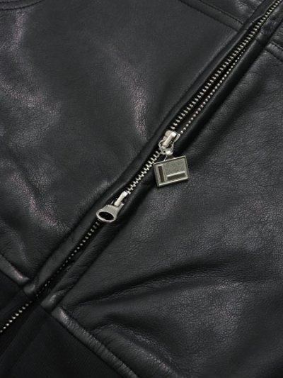 画像5: 【送料無料】FUBU FAUX LEATHER ZIP HOODIE