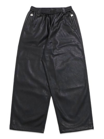 画像1: 【送料無料】FUBU FAUX LEATHER EASY PANTS