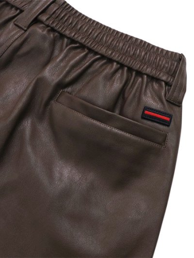 画像4: 【送料無料】FUBU FAUX LEATHER EASY PANTS