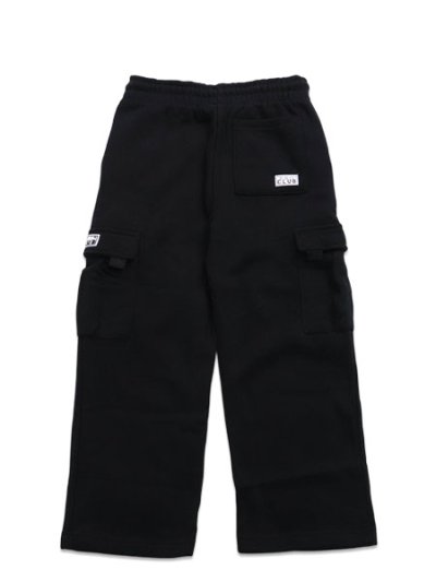 画像2: 【KIDS】PRO CLUB KIDS FLEECE OVERSIZED CARGO SWEAT PANT BLACK