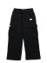 画像2: 【KIDS】PRO CLUB KIDS FLEECE OVERSIZED CARGO SWEAT PANT BLACK (2)