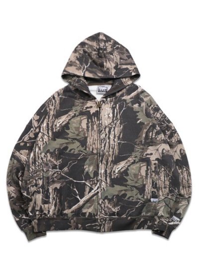 画像1: 【送料無料】PRO CLUB HEAVYWIDE FLEECE ZIP UP HOODIE TREE CAMO