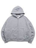 【送料無料】PRO CLUB HEAVYWIDE FLEECE ZIP UP HOODIE HEATHER GREY