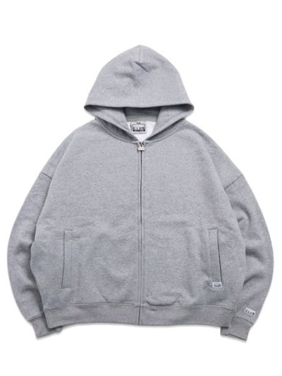 画像1: 【送料無料】PRO CLUB HEAVYWIDE FLEECE ZIP UP HOODIE HEATHER GREY