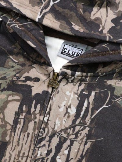 画像3: 【送料無料】PRO CLUB HEAVYWIDE FLEECE ZIP UP HOODIE TREE CAMO
