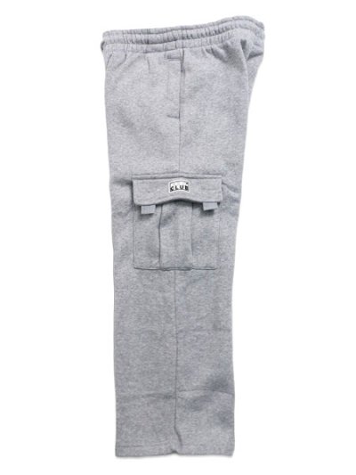 画像8: 【KIDS】PRO CLUB KIDS FLEECE OVERSIZED CARGO SWEAT PANT HEATHER GREY