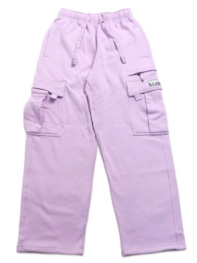 画像1: 【送料無料】PRO CLUB OG CARGO SWEAT PANT LAVENDER