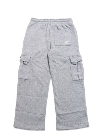画像2: 【KIDS】PRO CLUB KIDS FLEECE OVERSIZED CARGO SWEAT PANT HEATHER GREY