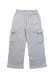 画像2: 【KIDS】PRO CLUB KIDS FLEECE OVERSIZED CARGO SWEAT PANT HEATHER GREY (2)