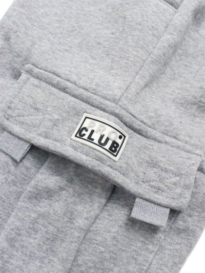画像5: 【KIDS】PRO CLUB KIDS FLEECE OVERSIZED CARGO SWEAT PANT HEATHER GREY