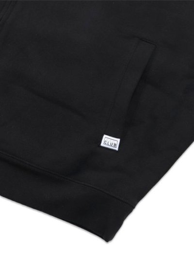 画像4: 【送料無料】PRO CLUB HEAVYWIDE FLEECE ZIP UP HOODIE BLACK