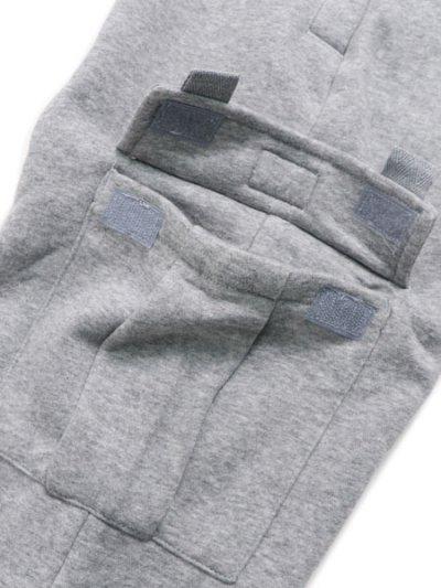 画像6: 【KIDS】PRO CLUB KIDS FLEECE OVERSIZED CARGO SWEAT PANT HEATHER GREY