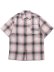 画像1: CALTOP FL PLAID S/S SHIRT PINK/GREY (1)