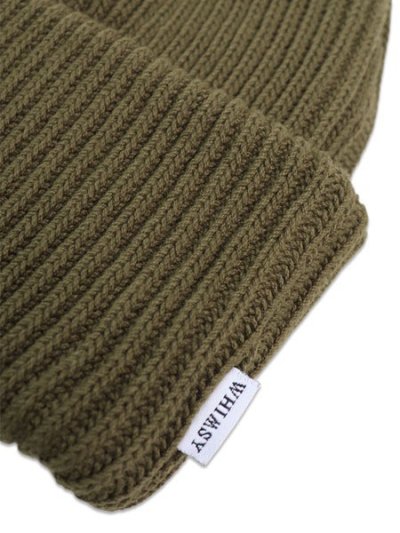 画像3: WHIMSY SOCKS FINE GAUGE BEANIE KHAKI MOSS