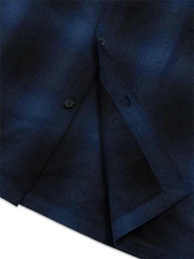 画像4: CALTOP FL PLAID S/S SHIRT OCEAN/BLACK