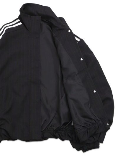 画像6: 【送料無料】ADIDAS BLOUSY CHECK TRACK TOP-BLACK