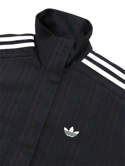画像3: 【送料無料】ADIDAS BLOUSY CHECK TRACK TOP-BLACK
