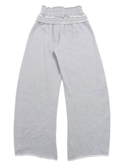 画像2: 【送料無料】ADIDAS SST DOUBLE WAISTED PANT-MEDIUM GREY HEATHER