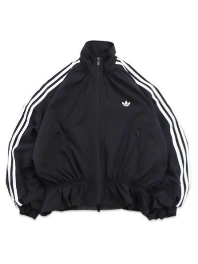 画像1: 【送料無料】ADIDAS BLOUSY OVERSIZED TRACK TOP-BLACK