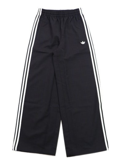 画像1: 【送料無料】ADIDAS LLOOSE CHECK TRACK PANTS-BLACK