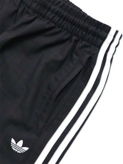 画像3: 【送料無料】ADIDAS LLOOSE CHECK TRACK PANTS-BLACK