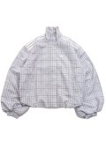 【送料無料】ADIDAS BLOUSY CHECK TRACK TOP-DASH GREY
