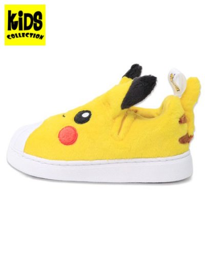 画像1: 【KIDS】ADIDAS POKEMON SUPERSTAR QUICKON YELLOW/CORE BLACK/CLOUD WHITE