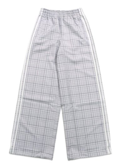画像1: 【送料無料】ADIDAS LOOSE CHECK TRACK PANTS-DASH GREY