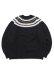 画像2: 【送料無料】EXPANSION FEATHER AND PIKE SWEATER BLACK (2)