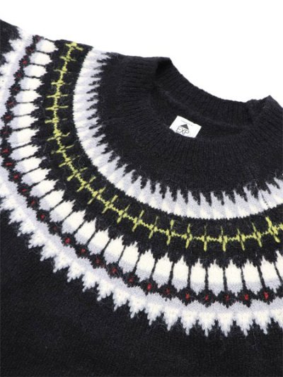 画像3: 【送料無料】EXPANSION FEATHER AND PIKE SWEATER BLACK