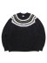 画像1: 【送料無料】EXPANSION FEATHER AND PIKE SWEATER BLACK (1)