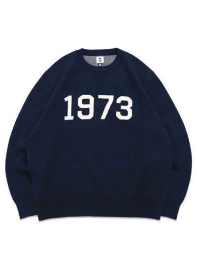 画像1: 【送料無料】EXPANSION CODE SEDGWICK SWEATER NAVY
