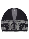 【送料無料】EXPANSION LE PAISLEY COUTURE CARDIGAN CHARCOAL