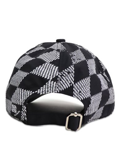 画像4: 【送料無料】GUAPI OBSIDIAN BLACK CHECKERBOARD CAP