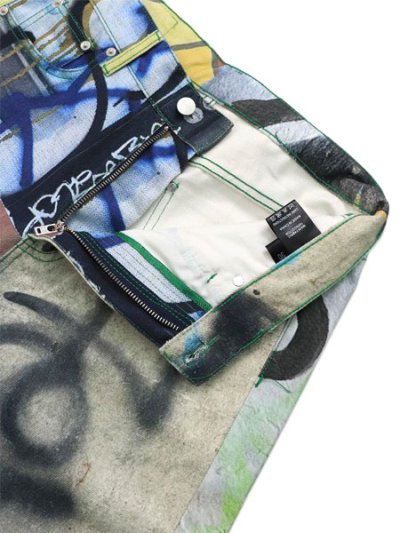 画像4: 【送料無料】WNTD APPAREL GRAFITI DENIM PANT