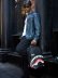 画像7: 【送料無料】SPRAYGROUND SHARK CENTRAL BLACK EMBROIDERED SHARK DLXSV BACKPACK (7)