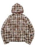【送料無料】GUAPI SAND BROWN SKELETON HALF ZIP HOODIE