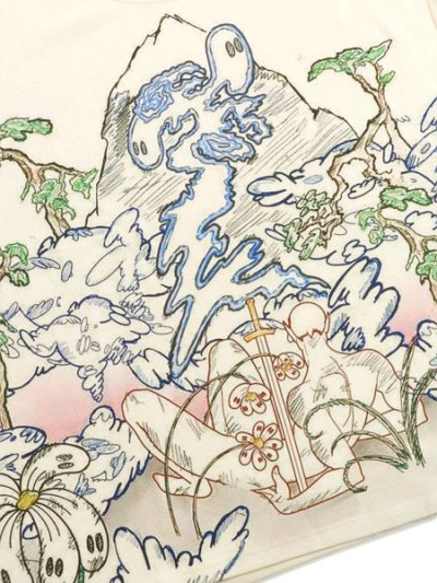 画像3: 【送料無料】WNTD APPAREL PEN SKETCH THERMAL LS TEE
