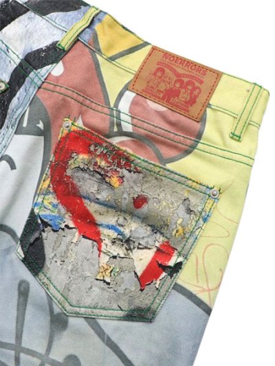 画像5: 【送料無料】WNTD APPAREL GRAFITI DENIM PANT