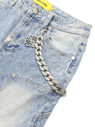 画像3: 【送料無料】GUAPI AQUA BLUE SASHIKO DENIM V2