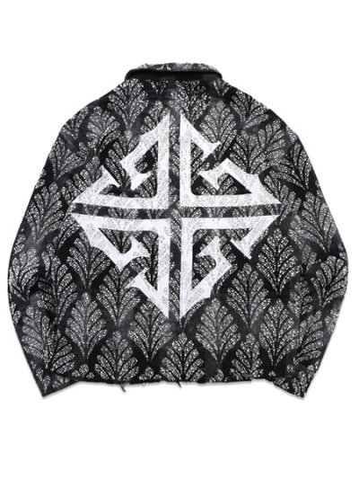画像2: 【送料無料】GUAPI OBSIDIAN BLACK EMBELISHED SHIRT