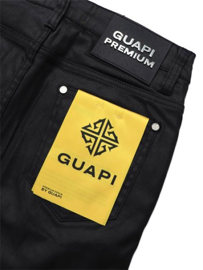 画像5: 【送料無料】GUAPI ALL BLACK RELIC WAXED DENIM V2