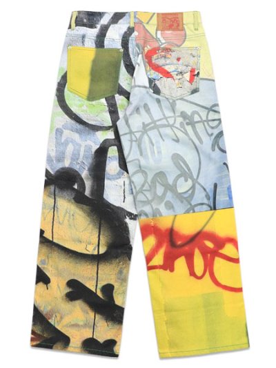 画像2: 【送料無料】WNTD APPAREL GRAFITI DENIM PANT