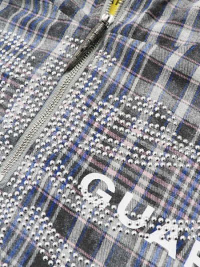 画像4: 【送料無料】GUAPI BLUE SKELETON HALF ZIP HOODIE