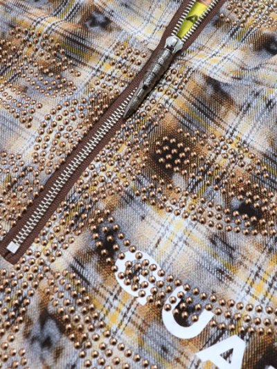 画像5: 【送料無料】GUAPI SAND BROWN SKELETON HALF ZIP HOODIE