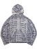 画像1: 【送料無料】GUAPI BLUE SKELETON HALF ZIP HOODIE (1)